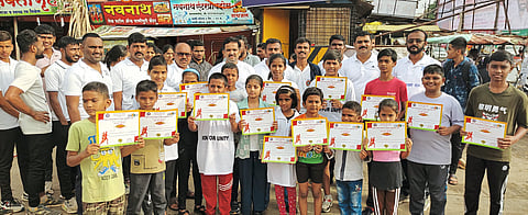 मिनी मॅरेथॉन स्पर्धेत आदीत्य वारूळे व सायली बिबवे प्रथम