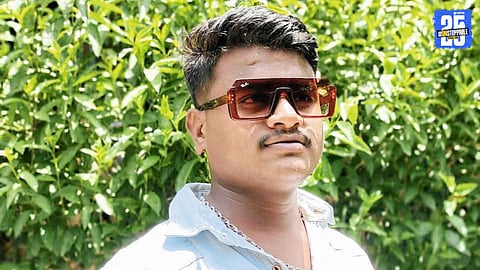 Police inspecting the crime scene in Malkapur where a man was killed by his friend during a drunken brawl.