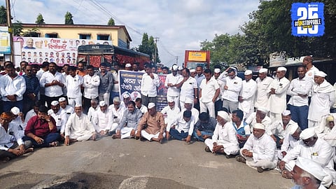Road Blockade on Ashtavinayak Highway