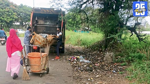 Quick Action by PCMC Cleans Hospital Premises