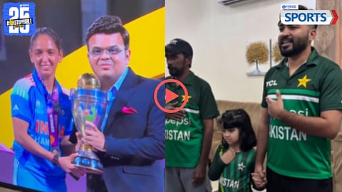 Pakistani fan celebrates India’s Women’s World Cup triumph
