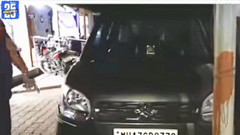 A drunk teacher’s car crushed two pedestrians in Akole; one person died, another seriously injured.