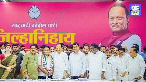 Sudhir Khartmal joins NCP; senior leader Baliram Sathe’s entry soon, Ajit Pawar to visit Solapur for party expansion.