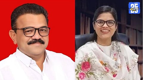 Mahayuti secretary Latif Tamboli addresses the media in Mangalwedha, demanding recognition for his party’s claim and warning of contesting with allies if ignored.