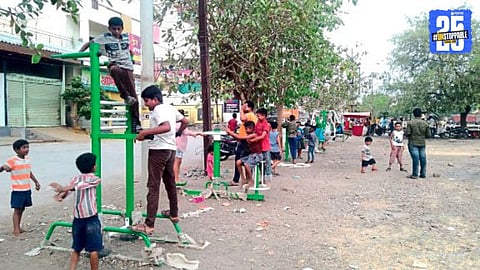 Warje Open Gym in Disrepair