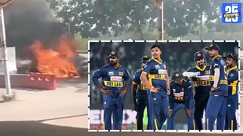 Sri Lankan players departing from Pakistan after the Islamabad bomb blast, citing safety and security concerns.