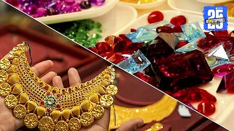 Gems and jewellery exports Decline