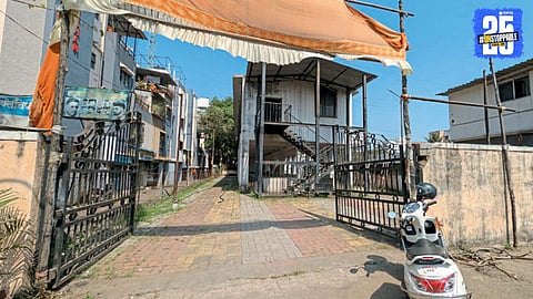 Modern Vegetable Market Building Abandoned in Pashan-Sus Road