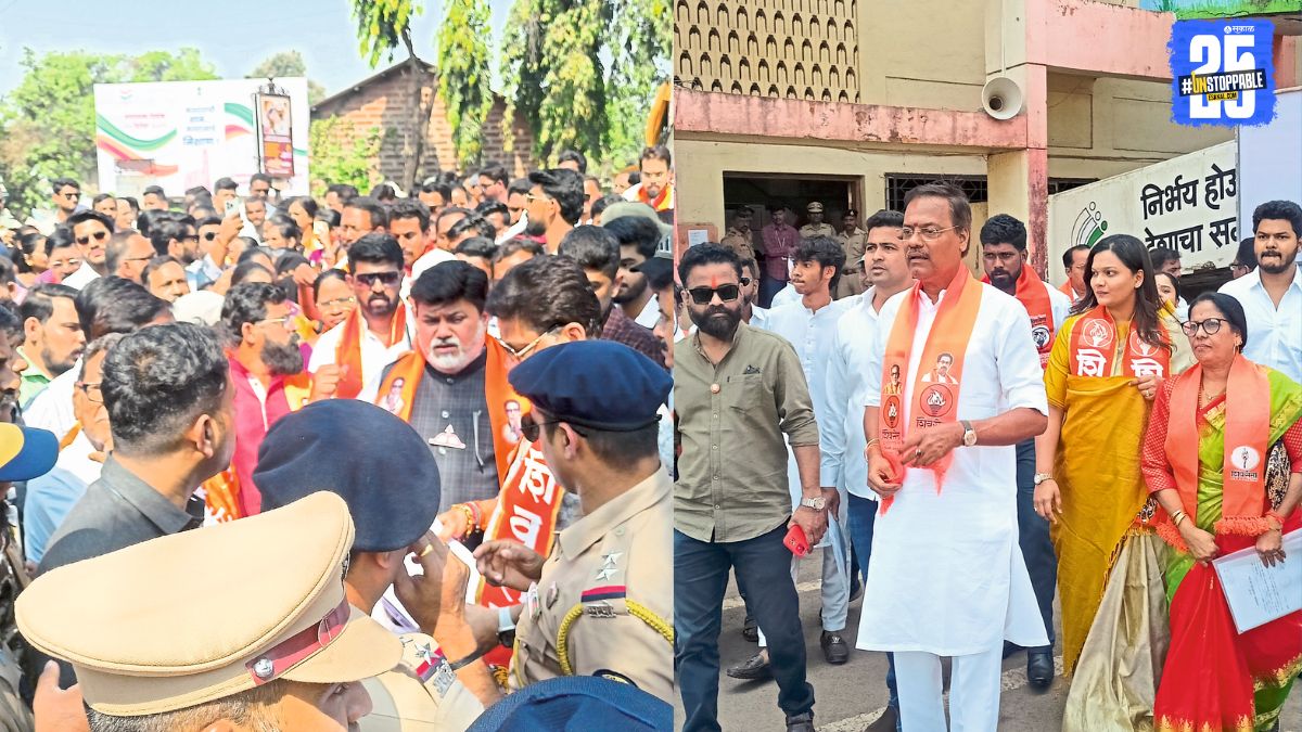“Aspirants queue up for Ratnagiri municipal election nominations as the contest intensifies.”