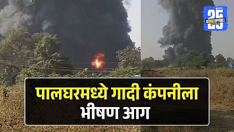 Palghar Fire At Mattress Company