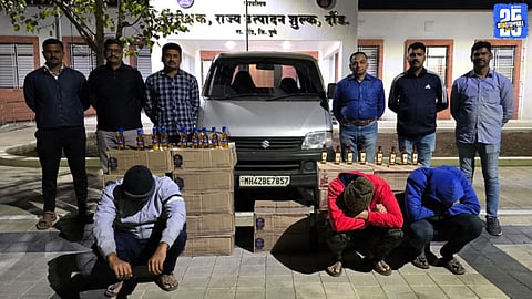 Major excise raid in Daund and Indapur leads to the seizure of fake liquor worth ₹3 lakh