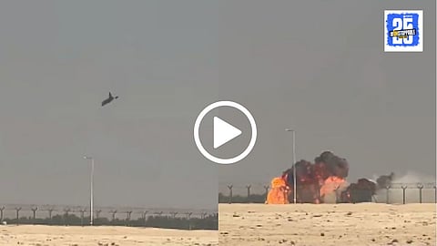 Tejas Fighter Jet Crash Viral Video