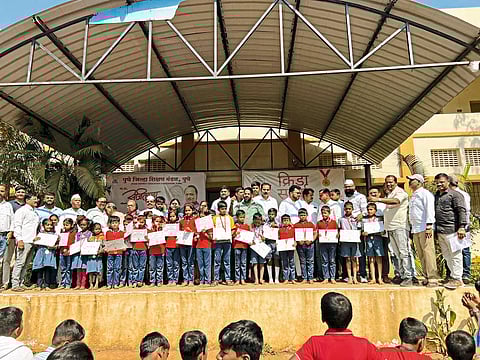 कोळवण येथे माजी विद्यार्थ्यांच्या स्पर्धांना यश