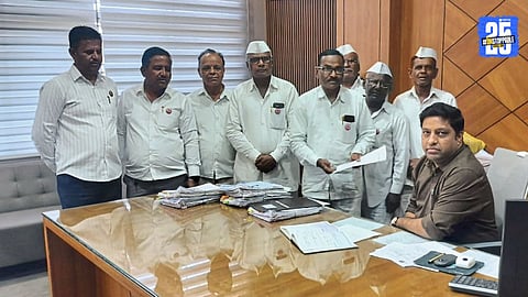 Anil Autade Leads Protest Against Forced Bank Recoveries; Farmers Demand Immediate Relief