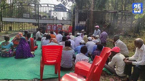 Protest by Project-Affected Families at Madhya Vaitarna Dam Gate