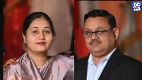 The car of the missing Dokalkheda couple was found submerged in an abandoned well near Wadner Bholji