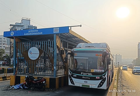 वाहतूकनगरी-मुकाई चौक बीआरटी मार्गावर पीएमपीएमएल बससेवा सुरू