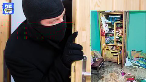 Police Examine House After Sake Village Theft