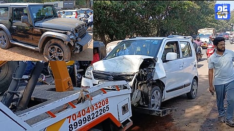 Drunk driving leads to vehicle collision on Airport Road Pune; no injuries reported, police take action.