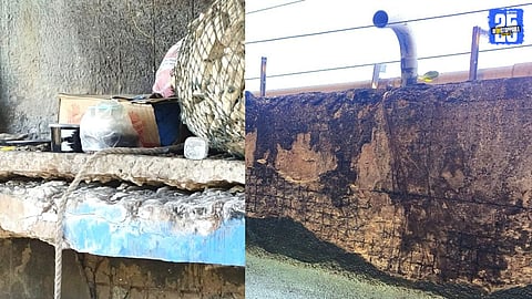 Cracked Nayaigaon–Papdy Bridge Faces Threat from Heavy Dumper Traffic