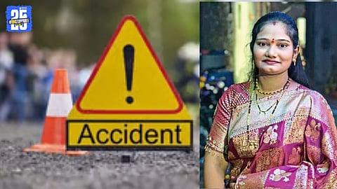 Tragic scene from Satara where a Mahuli woman lost her life after being run over by a tractor-trolley.