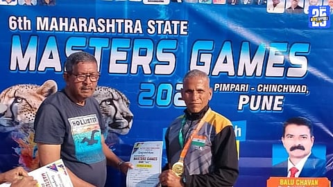 Veteran Athlete Harischandra Thorat Shines at Maharashtra Master Games