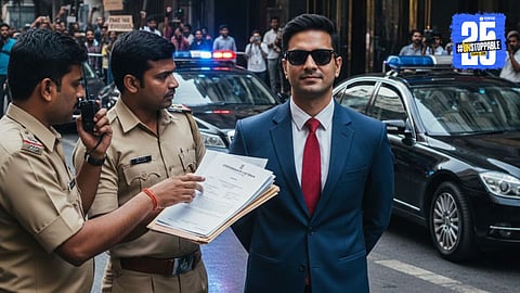 Fake Officer news up (AI Photo)