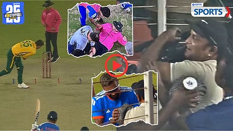 Umpire and Cameraman Injured | India vs South Africa 5th T20I