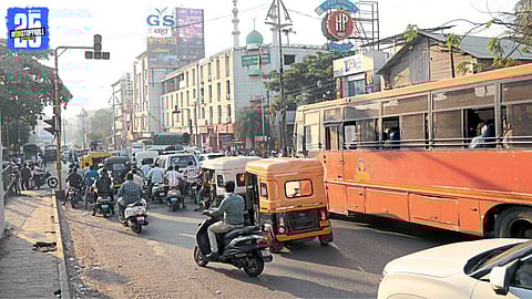 Kolhapur Traffic Congestion Worsens