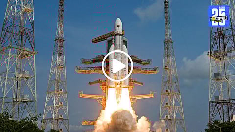 ISRO's powerful LVM3 rocket, nicknamed 'Bahubali', lifts off from Sriharikota carrying AST SpaceMobile's massive BlueBird Block-2 satellite – the world's heaviest commercial communication satellite deployed in Low Earth Orbit.