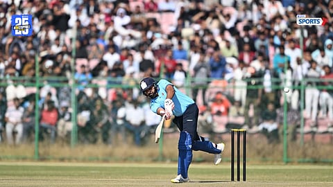 Rohit Sharma blasts a stunning century against Sikkim in Vijay Hazare Trophy