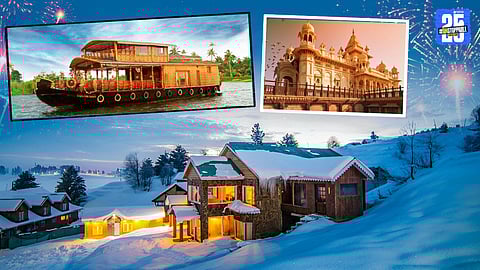 Offbeat New Year 2025 destinations in India to avoid crowds: hidden gems like Landour, Tirthan, Gokarna, Orchha, Ziro Valley.