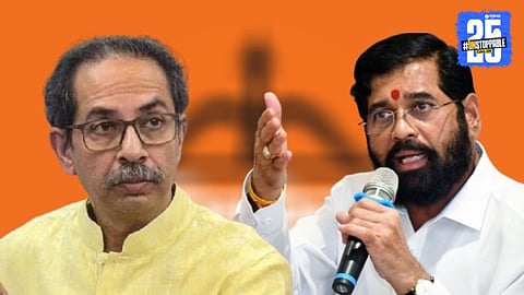 Thackeray and shinde Shivsena Controversy in Ulhasnagar