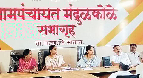 ढेबेवाडी थकबाकीदारांना सूट देण्यास ग्रामसभेचा विरोध,