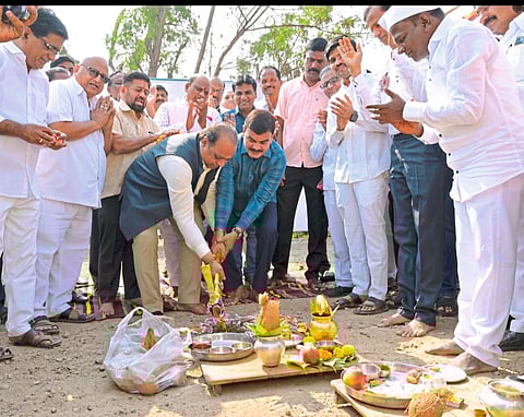 जैन सांस्कृतिक भवनच्या
इमारतीचे भूमिपूजन