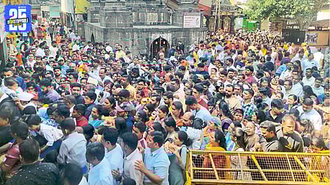 Massive Devotee Rush