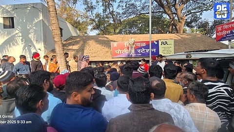 Public Anger Erupts Over Shirwal Murder, Police Station Surrounded