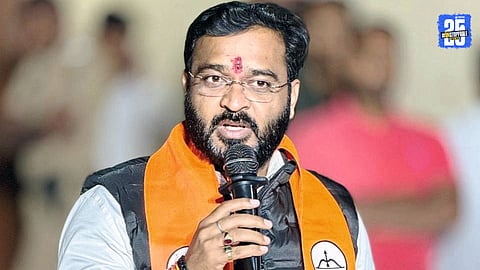 MLA Amol Khatal interacting with citizens during a public meeting.