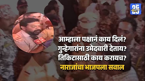 Sambhajinagar BJP Workers Turn Aggressive