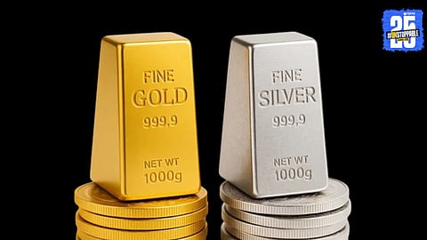 Silver prices rising gold declining India