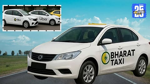 Bharat Taxi cab service launches across India, offering an affordable Indian alternative to Ola and Uber in the ride-hailing market.