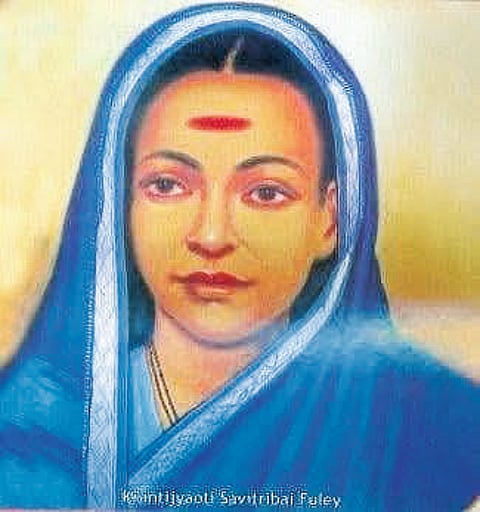 खंडाळा - उद्या मुख्यमंत्री यांच्या हस्ते सावित्रीबाई फुले स्मारकाचे भुमिपुजन .