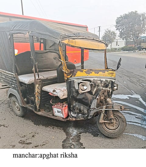 मंचरजवळ अपघातात चार जण जखमी