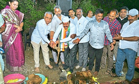 तुंगार्ली धरणातून नवीन पाइपलाइनच्या कामाचे भूमिपूजन