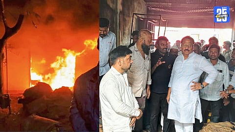 Gunny Bag Warehouse Fire Shocks Solapur Market Yard