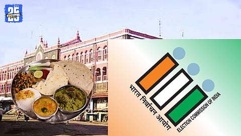 Election officials review the detailed expenditure