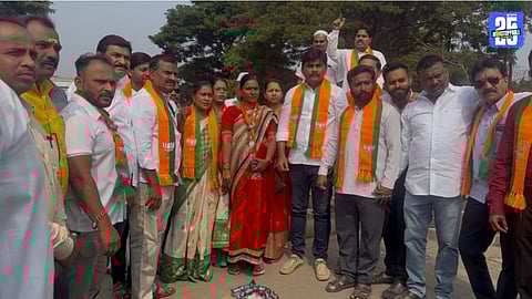 BJP Organises Janakshobh Morcha in Baramati