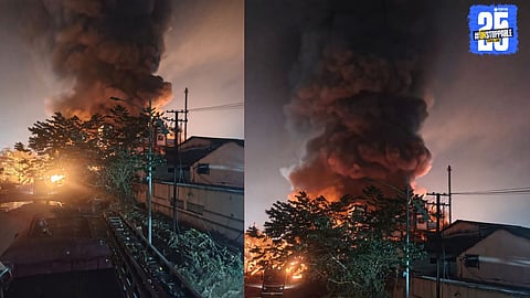 Fire and rescue teams respond after multiple explosions at a chemical factory in Badlapur MIDC, Maharashtra, triggering panic in the industrial area.