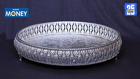 German Silver jewellery and utensils that resemble real silver but are made from copper, zinc, and nickel alloy.