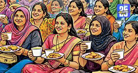 crowd for election campaign